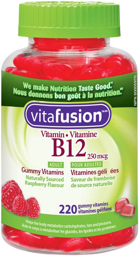 Vitafusion Vitamin B12 Adult Gummy Vitamins Gummies Walmart Canada