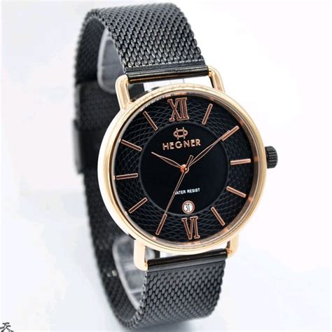 Analog dual time original garansi 3 bulan bonus katalog jam tangan casio, jual jam tangan casio original, jam tangan casio indonesia, harga jam tangan casio g shock, harga jam. Jam Wanita Original Hegner H1570 Rantai Black Bezel ...