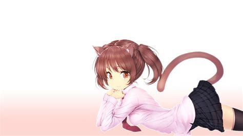 Hd Wallpaper Anime Anime Girls Cat Girl Nekomimi Photo Manipulation Wallpaper Flare