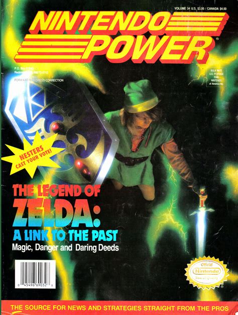 8 Bit City The Legend Of Zelda Link To The Past Nintendo Power Scans