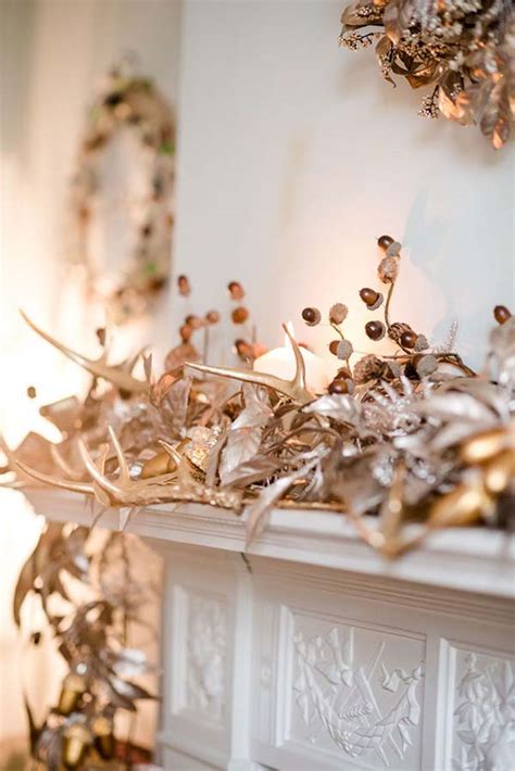 Tables, backdrops, and the overall party space,the adornment of the integral collocation of color is also very perfect place you want to decorate. 20+ Unique Rose Gold Christmas Decorations | Decor Home Ideas