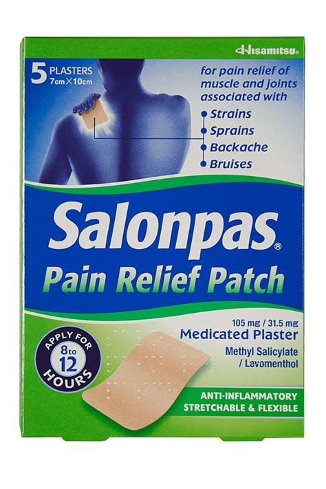 Salonpas Pain Relief Patch 5 Patches Online Medicine