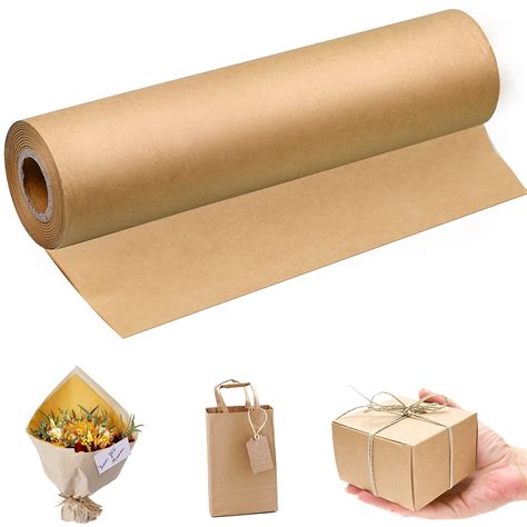 Buy 30m X 30cm Kraft Tissue Paper Kraft Paper Roll Brown Paper