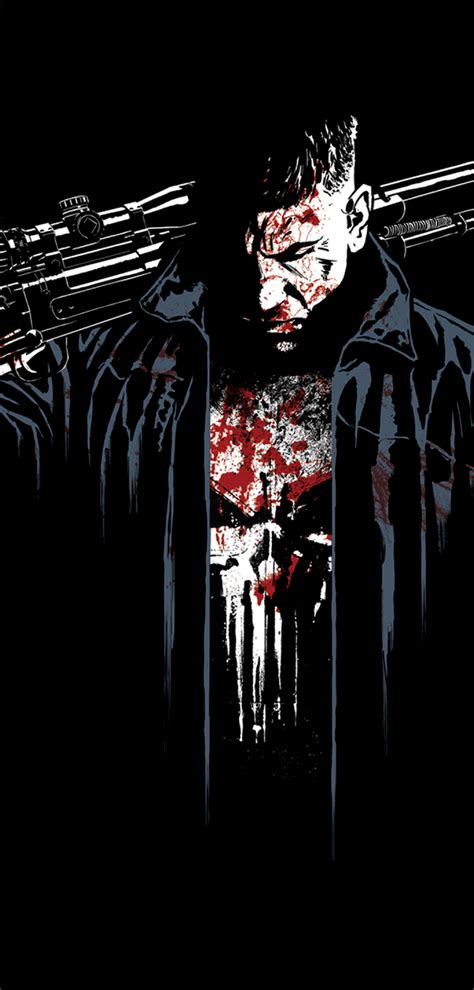 1080x2256 Netflix The Punisher Jon Bernthal Art 1080x2256 Resolution