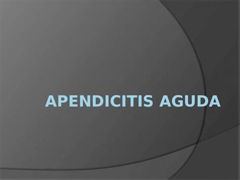 PPTX APENDICITIS AGUDA Pptx DOKUMEN TIPS