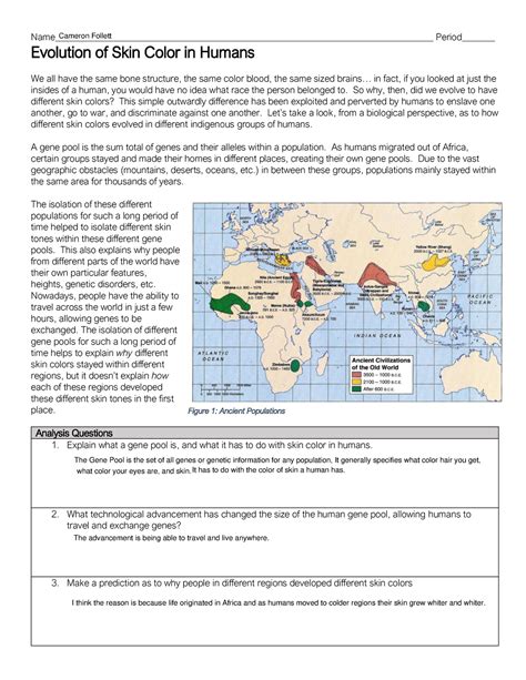 🌈 The Evolution Of Human Skin Color Answers Evolution Of Human Skin