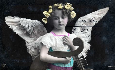 Vintage Postcard ~ Sweet Angel Girl Chicks57 Flickr