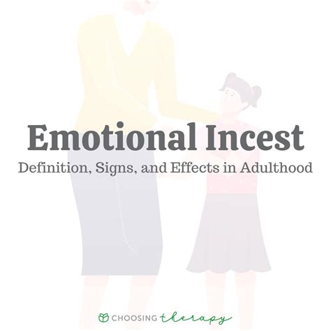 Emotional Incest Definition Signs Effects In Adulthood Choosing Therapy