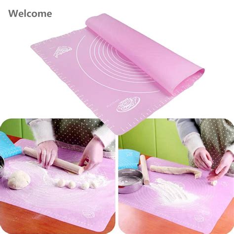 Ex Large Silicone Baking Mat For Oven Scale Rolling Dough Mat Baking