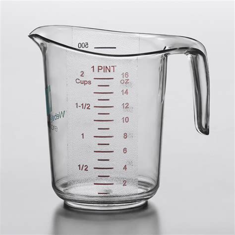 Tyler shows you how to measure 3/4 cup of brown sugar. WebstaurantStore 1 Pint (2 Cups) Clear Polycarbonate ...