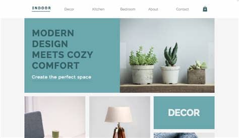 Explore great deals on home decor items, from modern styles to more rustic looks. Home & Decor Website Templates | Online Store | Wix
