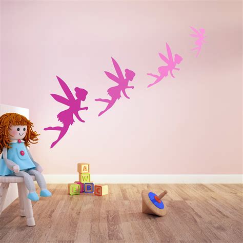Fairy Silhouette Wall Sticker Creative Multi Pack Wall Decal Art