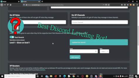 How To Setup The Best Leveling Bot In Discord Youtube