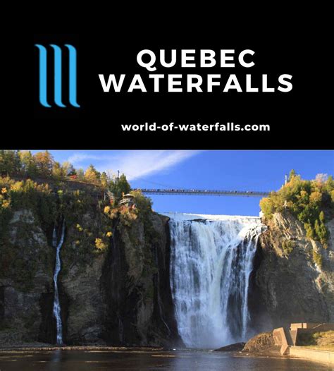 Quebec Canada Waterfalls And How To Visit Them World Of Waterfalls
