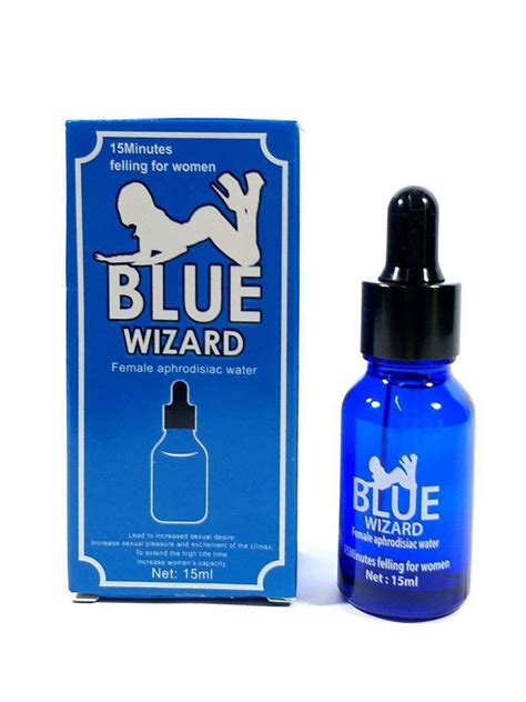 2 X Blue Wizard Sex Drop Liquid Aphrodisiac Women Sex Life Enhancement