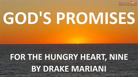 God S Promises For The Hungry Heart Nine The Bible App