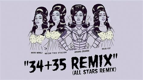 Ariana Grande 3435 The All Stars Remix Feat Nicki Minaj Doja