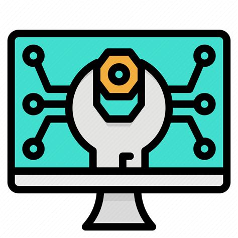 Computer Fix Maintenance Service Wrench Icon Download On Iconfinder