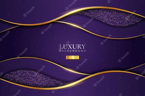 Premium Vector Luxury Background Purple Dynamic Overlapped Layer With