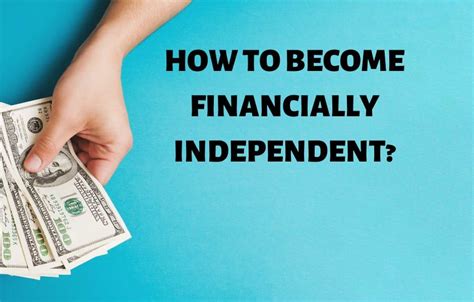 how to become financially independent meltblogs