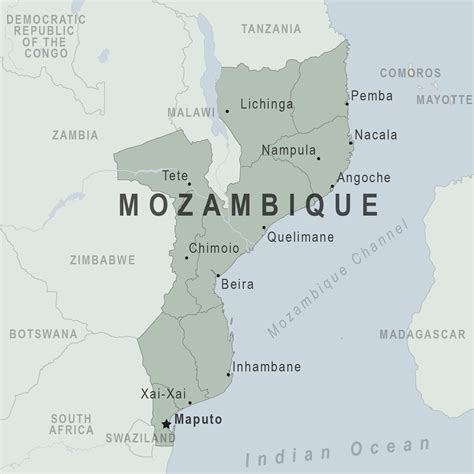 Geografía De Mozambique Generalidades La Guía De Geografía