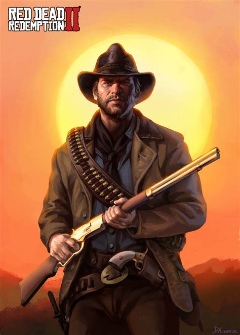 Arthur Morgan Red Dead Redemption2 Fanart By Dannis1982 On Deviantart