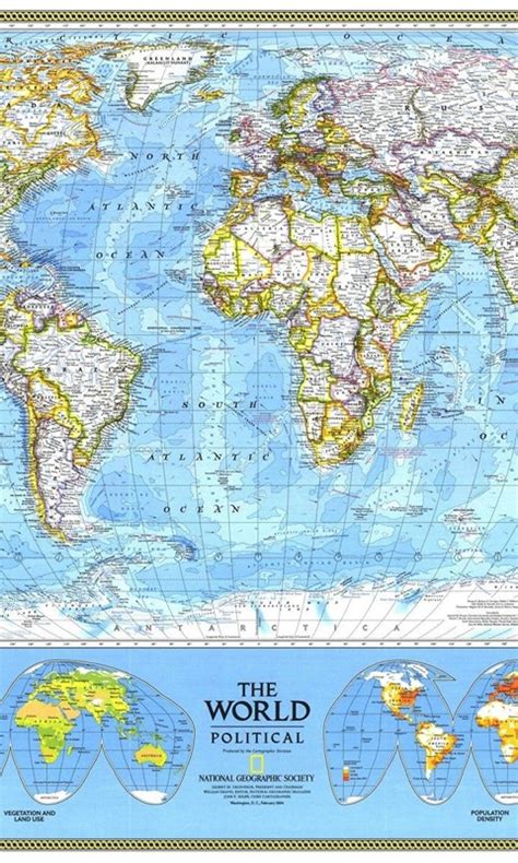 National Geographic World Map 1920x1200 Hd Wallpapers And Free