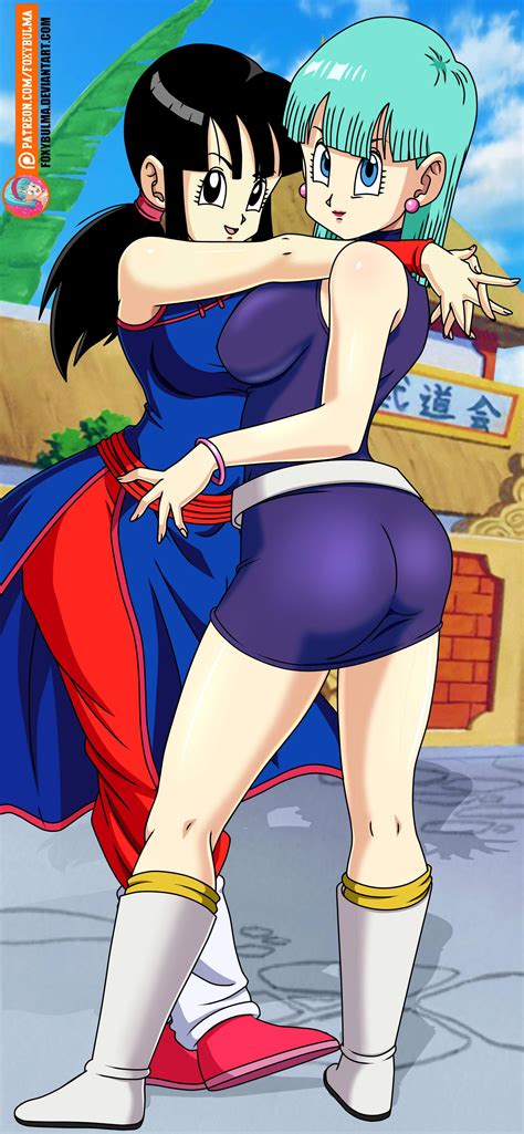 Chi Chi And Bulma Dragon Ball By Foxybulma On Deviantart Dragon Ball Anime Dragon Ball