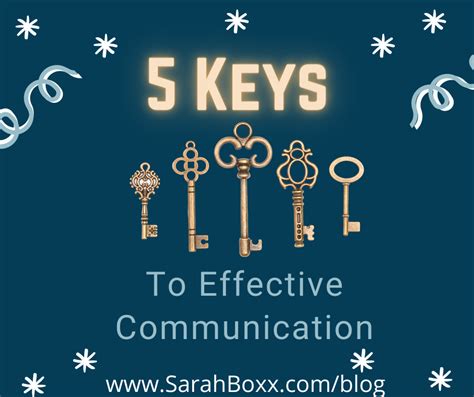 5 Keys To Effective Communication