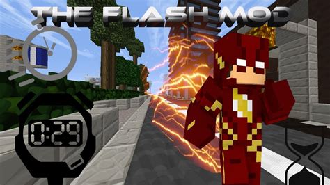 Minecraft The Flash Speedster Mod How To Use Flashtime Youtube