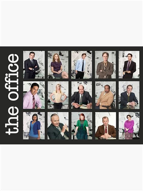 The Office Cast Jigsaw Puzzle For Sale By Flakey Redbubble