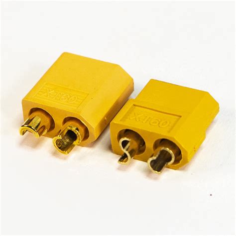 Xt60 Rc 60a Male Female Paired Connector For Lipo Battery Or Power Gold