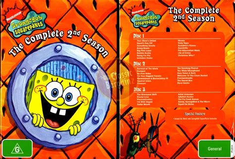 Spongebob Squarepants Complete 2nd Season 2 3 Dvd New Region 4