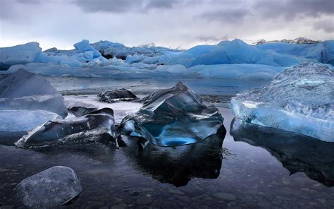 Wallpaper Landscape Water Nature Snow Winter Iceberg Iceland