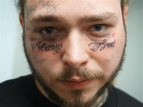 Search by location, workplace, school, relation and many more. Post Malone: Better Now singer shows off new face tattoo ...