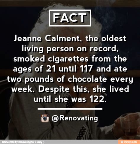 Jeanne Calment The Oldest Living Person On Record Smoked Cigarettes