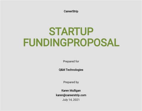 26 Free Funding Proposal Templates Edit And Download