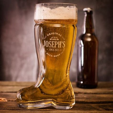 Personalised Beer Boot Glass An Amusing Alternative To The Standard Glass This Would Make A