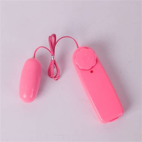 Compre Pink Single Jump Egg Vibrator Bullet Vibrator Clitoral G Spot Stimulators Sex Toys Sex