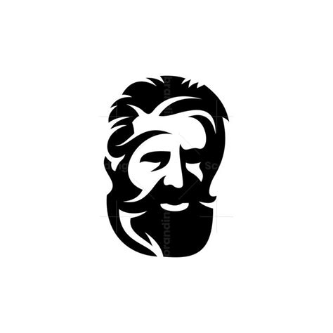 Old Man Logo Man Logo Logo Design Barber Logo