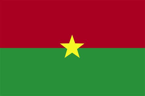 Flag Of Burkina Faso 2009 Clipart Etc