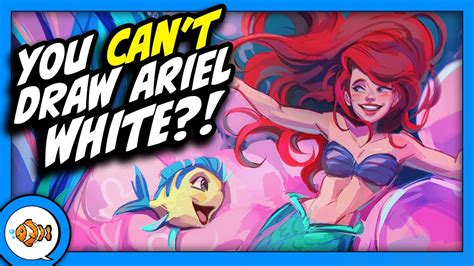 Little Mermaid Fan Artist Blasted For Making Ariel White