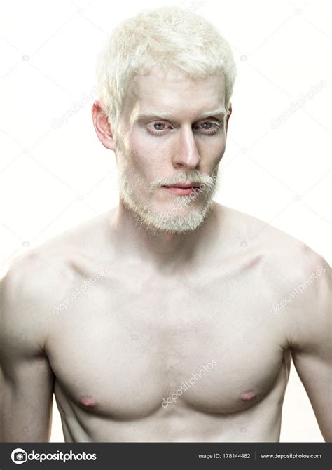 Portrait Albino Man Stock Photo By ImageSource 178144482