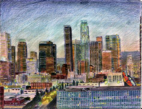 Los Angeles Cityscape By Bleedinghitman On Deviantart