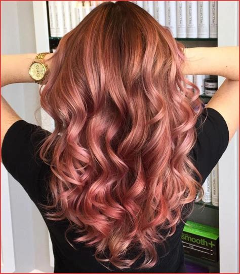 Reddish Pinkish Hair Color 146478 20 Brilliant Rose Gold Hair Color