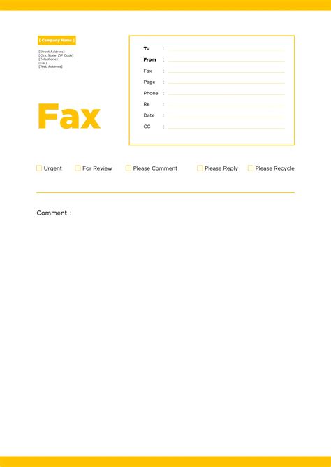 9 Best Printable Fax Cover Sheet
