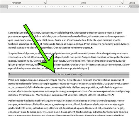 How To Delete A Section Break In Microsoft Word 2016 Support Your Tech