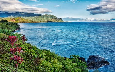 View Of Bali Hai Mount Makana From Pali Ke Kua Princeville Kauai Hawaii