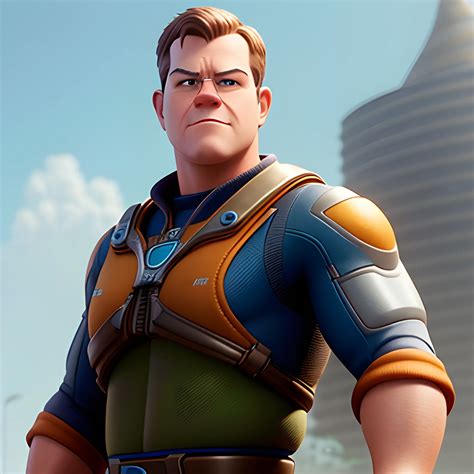 matt damon as a pixar disney character from up ( 2 0 0 9 ), unre