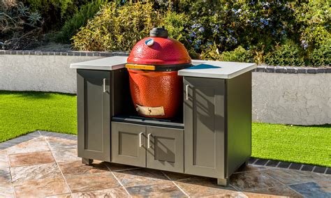 Cal flame outdoor kitchen 4 burner barbecue grill island with. Pin by Chris Lehman on bbq - sidewalk way | Grill island ...